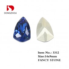 DZ 3118 14*9mm long triliant shape crystal fancy stone for nail art